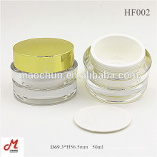 HF002 30g / 50g / 30ml / 50ml ronda vacía cosméticos cremas de embalaje